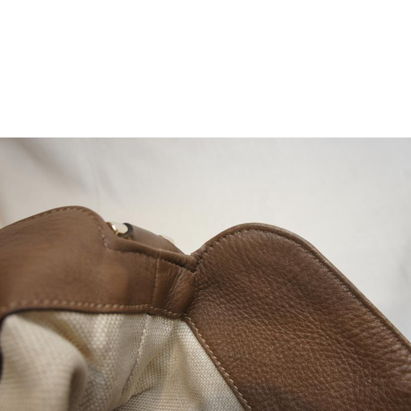 GUCCI グッチ/キャンパスバンブーダイアナ花柄ショルダーバッグ/282315//520***/Aランク/92