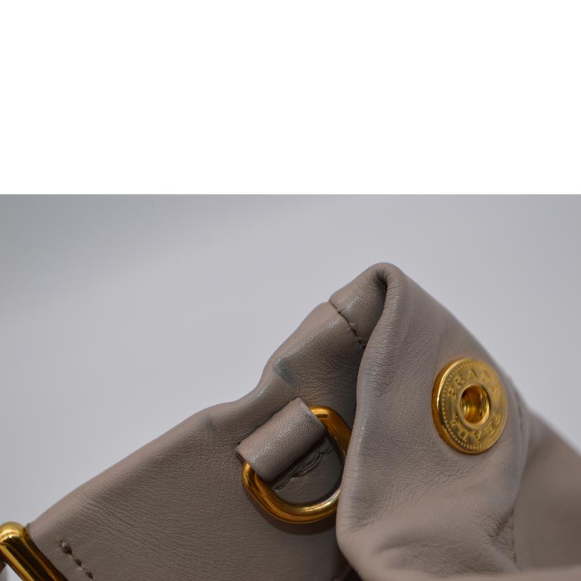 PRADA プラダ/ソフトカーフ2wayレザーハンド/パミス/BN2243//25/Bランク/89