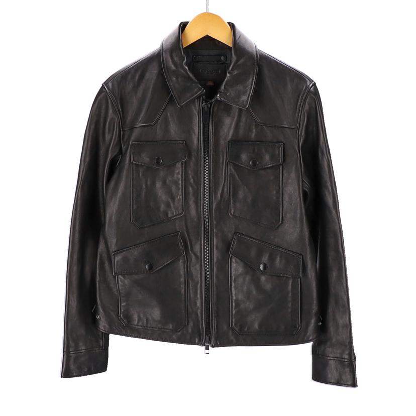 COACH コーチ/レザージャケット/BK//ABランク/94