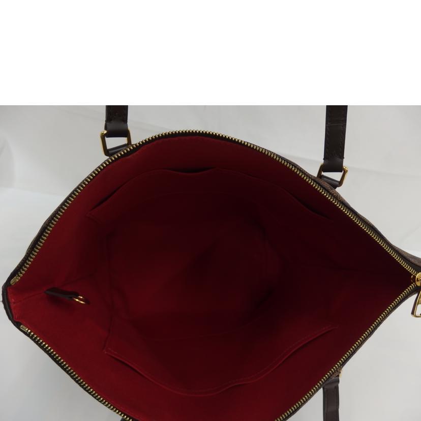 LOUIS VUITTON ルイヴィトン ルイ・ヴィトン ビトン ダミエ・エベヌ 市松模様 ブラウン 茶 ショルダーバッグ ハンドバッグ トートバッグ ブラウン メンズ レディース 定番 人気 LV 斜め掛け 肩がけ/トータリーMM/ダミエ/エベヌ/N41281//MB4***/Aランク/82