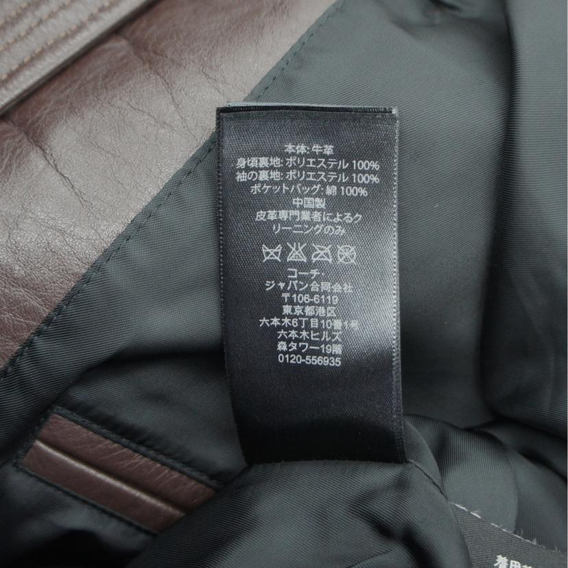 COACH コーチ/レザージャケット/BRN//ABランク/94