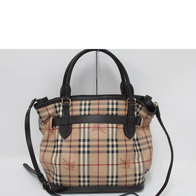 BURBERRY/2wayハンドバッグ/PVC//ABランク/63