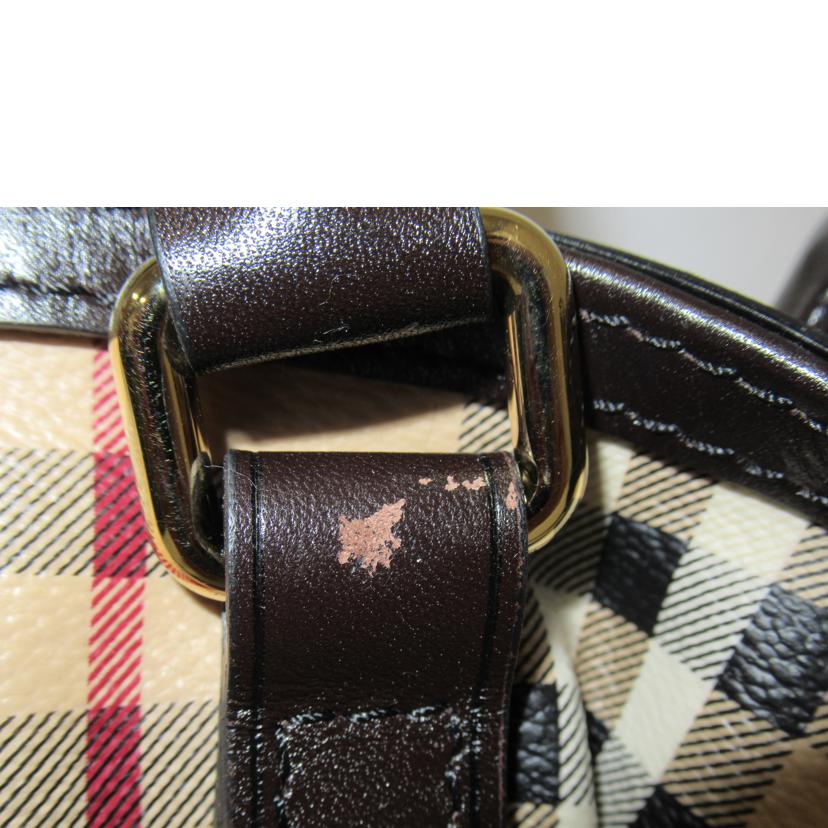 BURBERRY/2wayハンドバッグ/PVC//ABランク/63