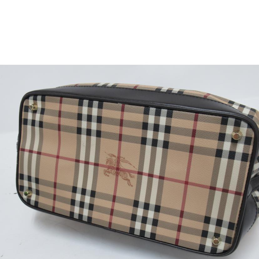 BURBERRY/2wayハンドバッグ/PVC//ABランク/63