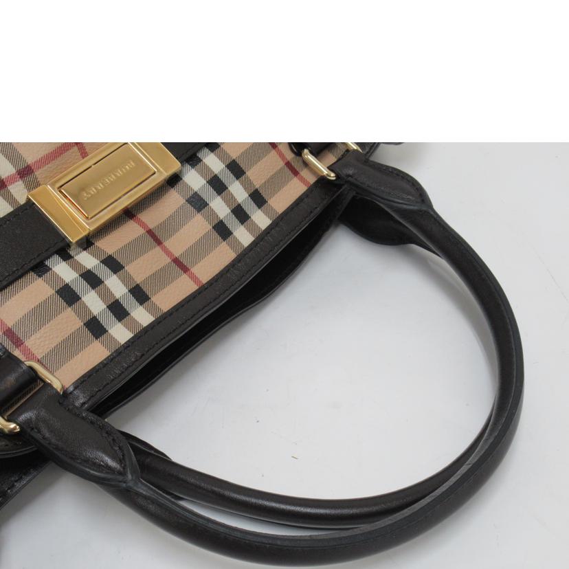 BURBERRY/2wayハンドバッグ/PVC//ABランク/63