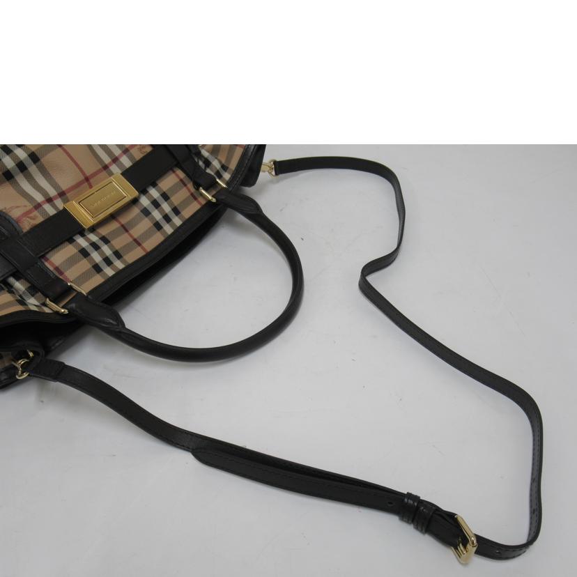 BURBERRY/2wayハンドバッグ/PVC//ABランク/63