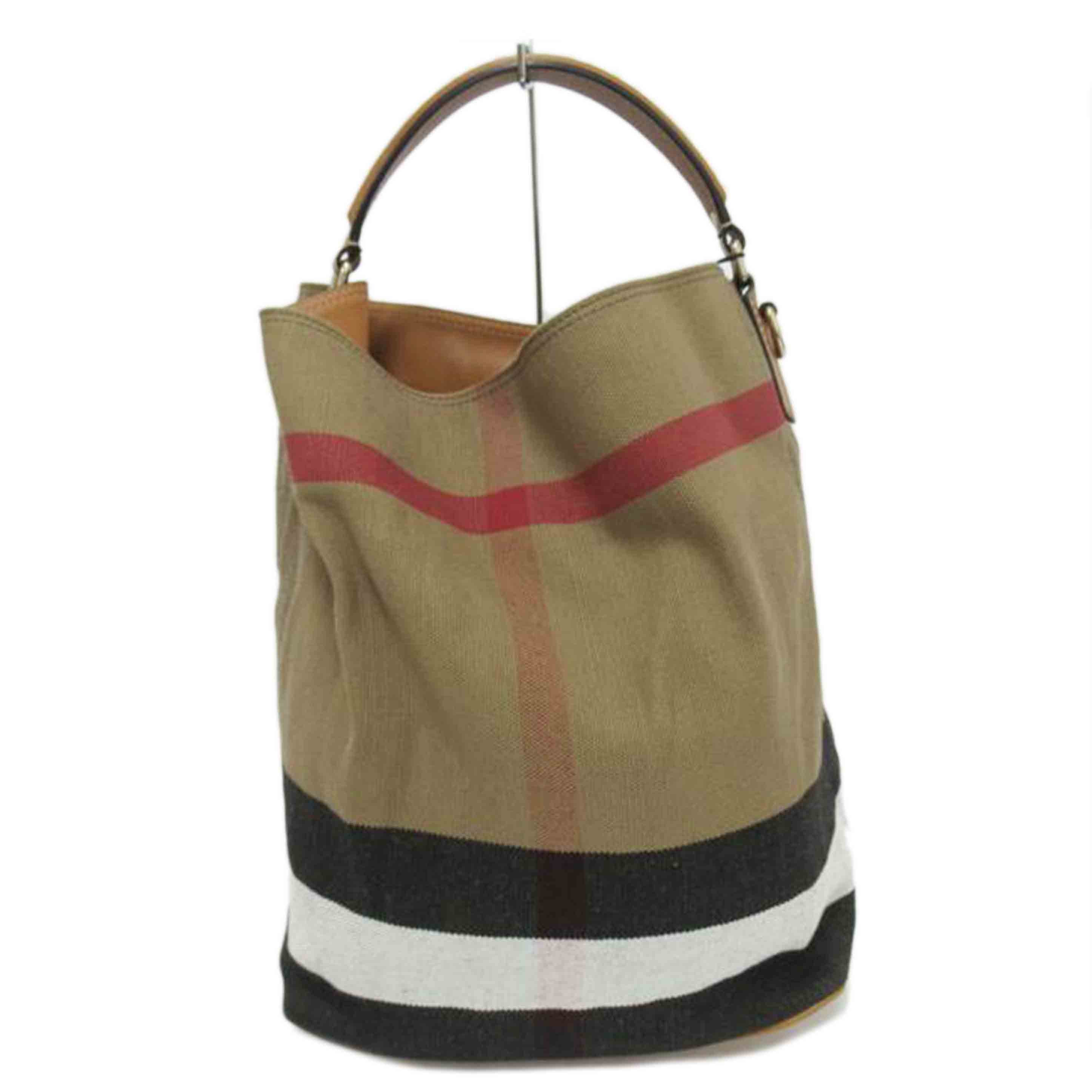 BURBERRY/キャンバスハンド ハンドバッグ/キャンバス//Aランク/63