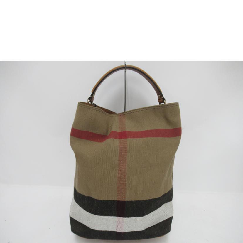 BURBERRY/キャンバスハンド ハンドバッグ/キャンバス//Aランク/63