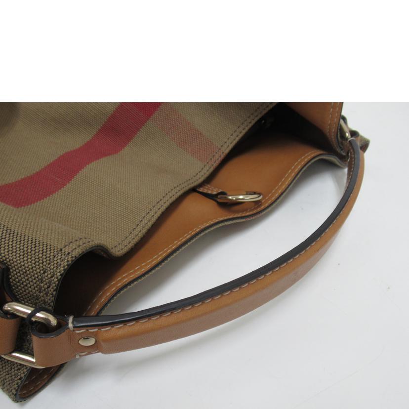 BURBERRY/キャンバスハンド ハンドバッグ/キャンバス//Aランク/63