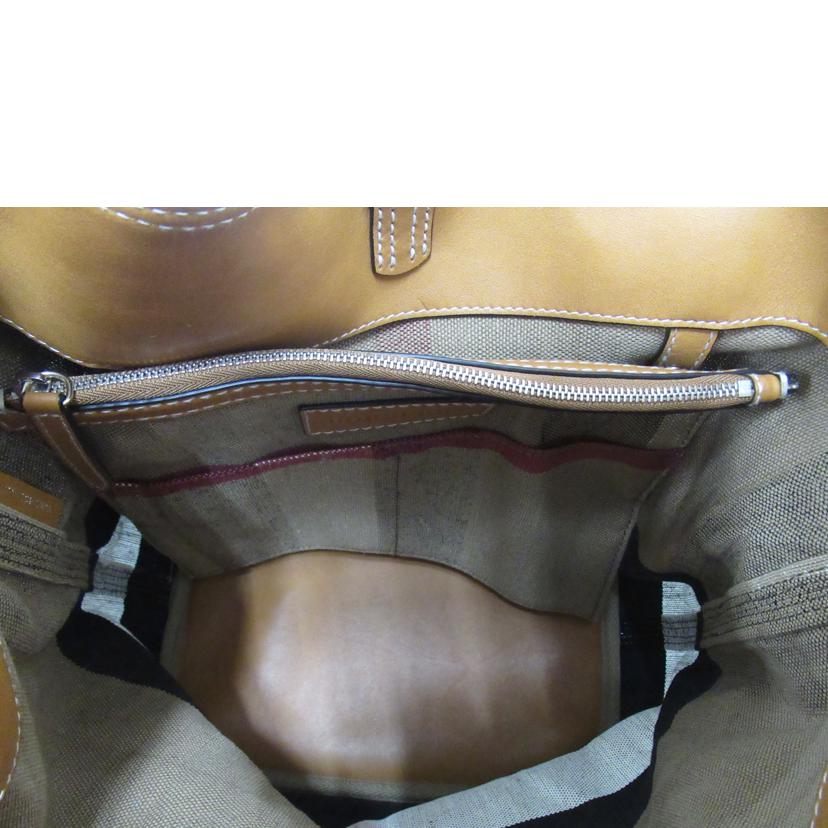 BURBERRY/キャンバスハンド ハンドバッグ/キャンバス//Aランク/63