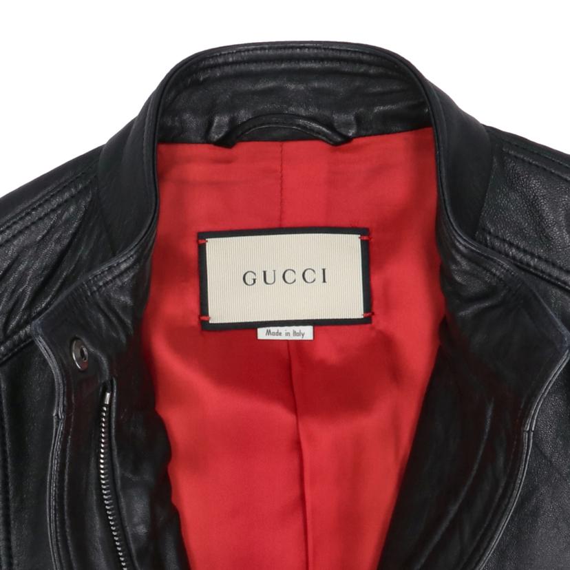 GUCCI グッチ/ラムレザーシングルライダース/290487-XN571//サイズ:38/Aランク/91