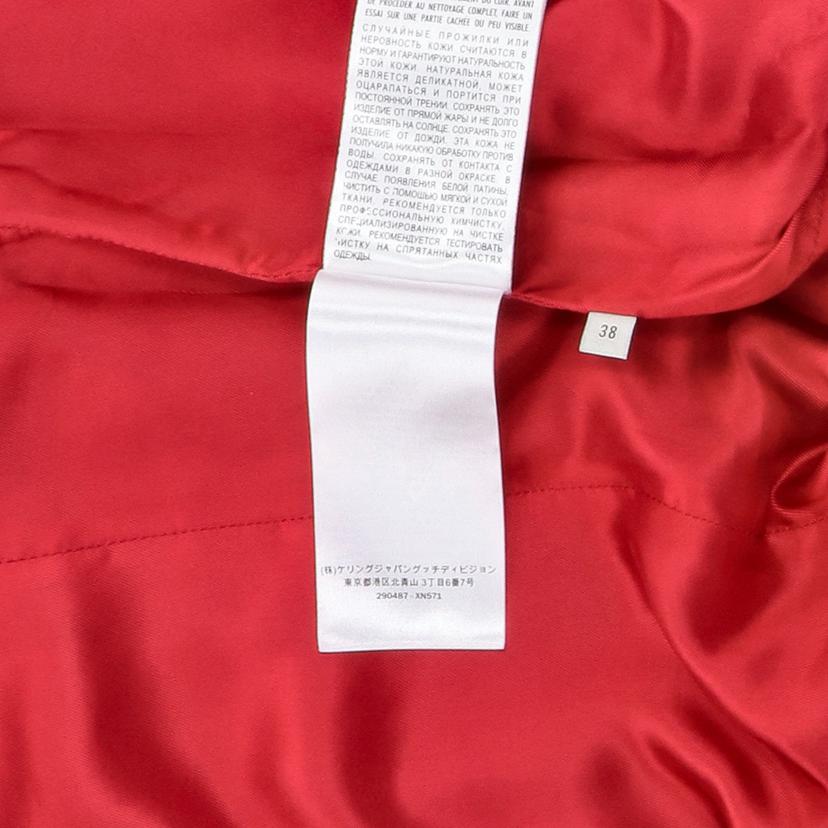 GUCCI グッチ/ラムレザーシングルライダース/290487-XN571//サイズ:38/Aランク/91