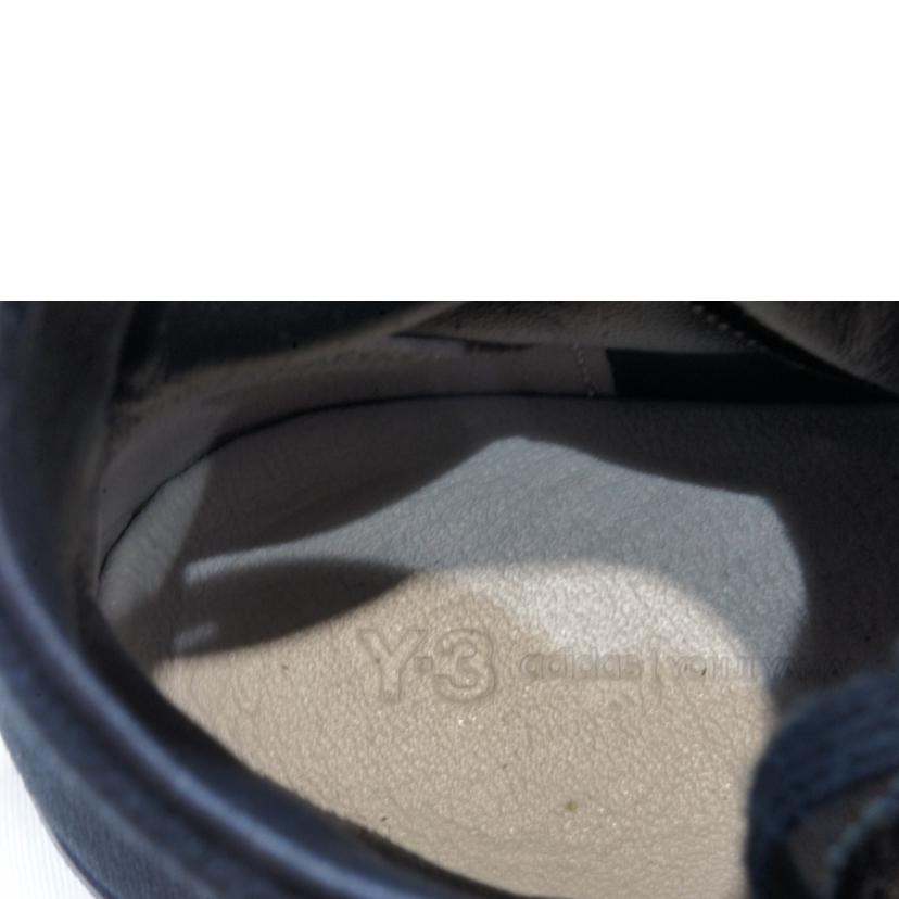 Y-3/Yohji Yamamotoロゴハイカットキャンバススニーカーブラック/EH1385//ABランク/92