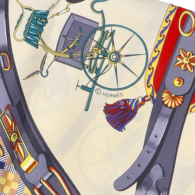 HERMES エルメス/カレ70/馬車の返還//SAランク/75