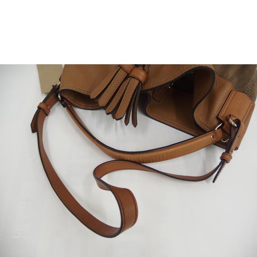 BURBERRY バーバリー/ノバチェック巾着ショルダー//Bランク/82