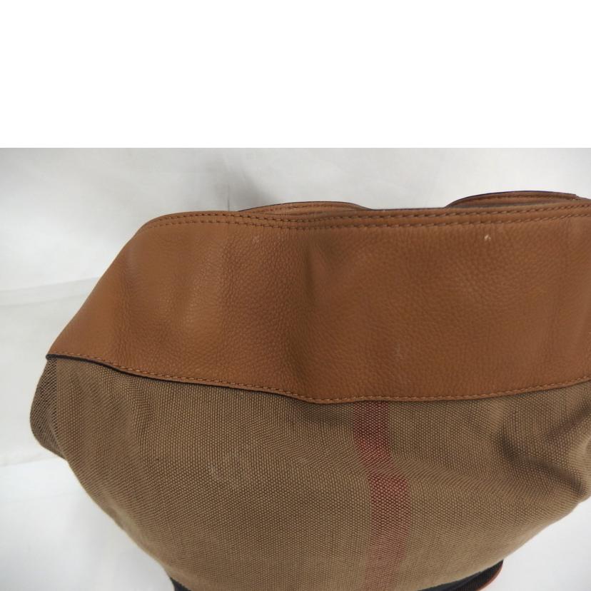 BURBERRY バーバリー/ノバチェック巾着ショルダー//Bランク/82