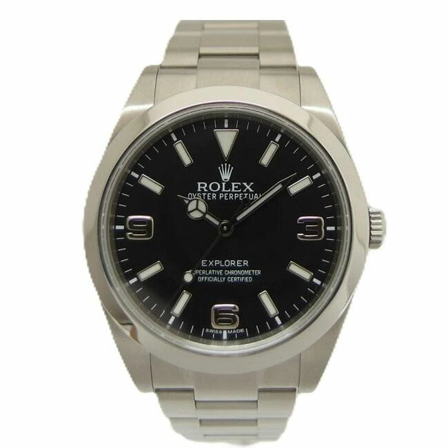 ROLEX ロレックス/エクスプローラーⅠ/黒文字盤/自動巻き/214270//18M*****/Aランク/04