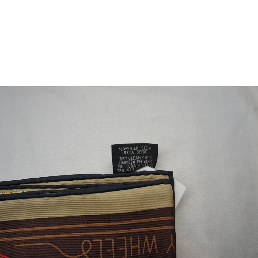 HERMES エルメス/カレ90 STATELY WHEELS //Sランク/92