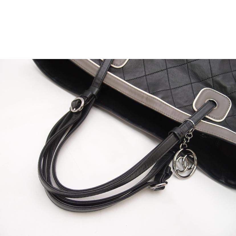 CHANEL シャネル/マトラッセココチャームトート/ブラック//112*****/ABランク/69