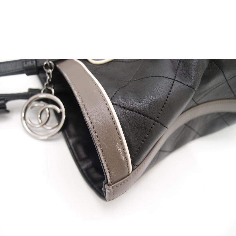 CHANEL シャネル/マトラッセココチャームトート/ブラック//112*****/ABランク/69