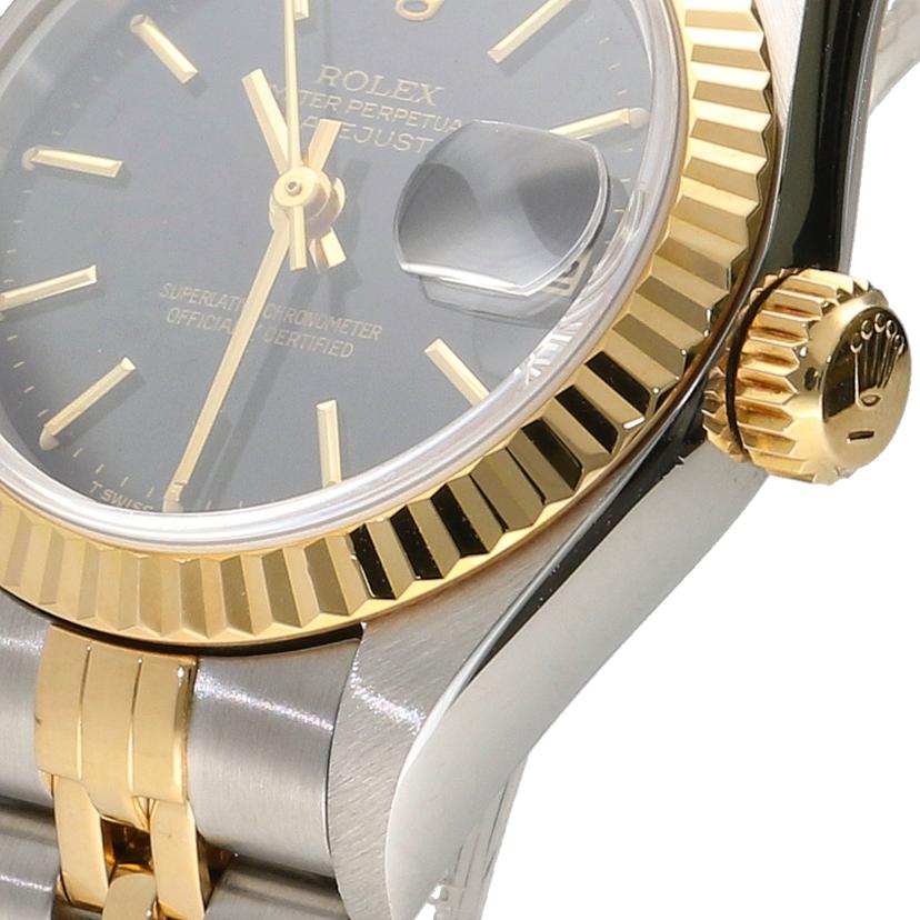 ROLEX ロレックス/デイトジャスト/SS×YG/黒文字盤/69173//W76****/Aランク/91