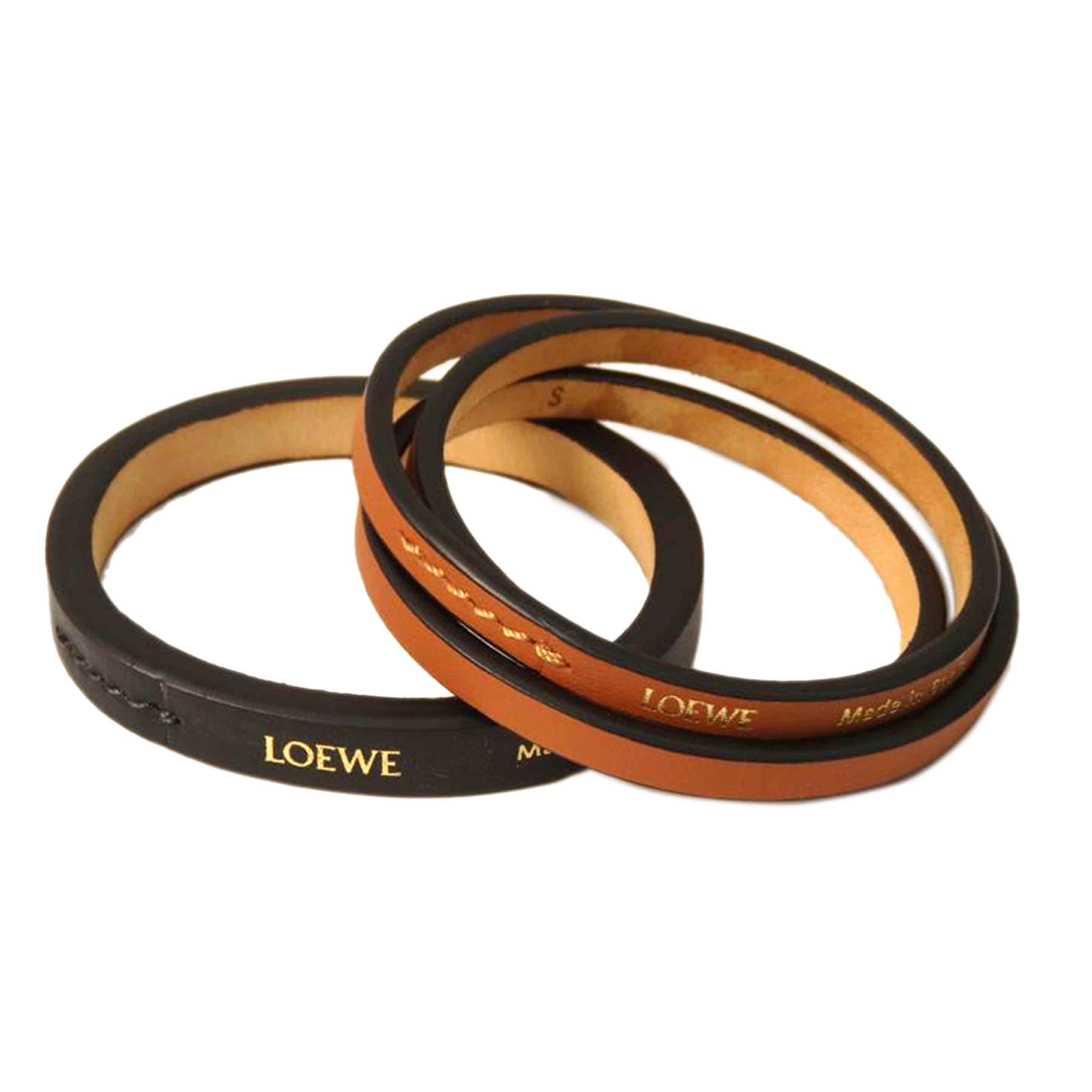 LOEWE ロエベ/ダブルバングルセット//Aランク/76