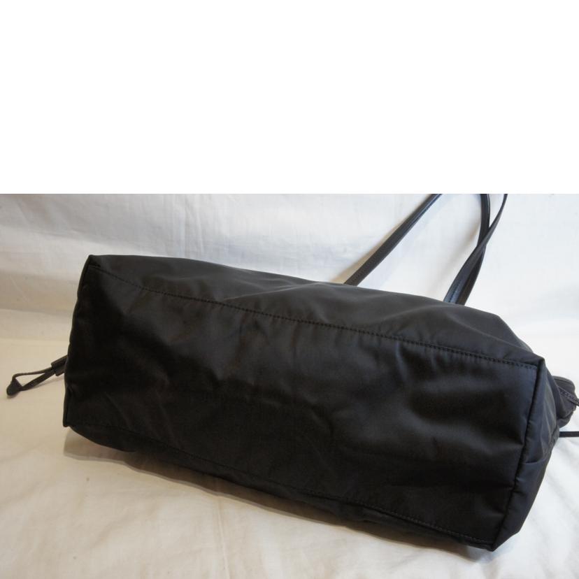 PRADA プラダ/ナイロンスイングトートブラック//180/Aランク/92