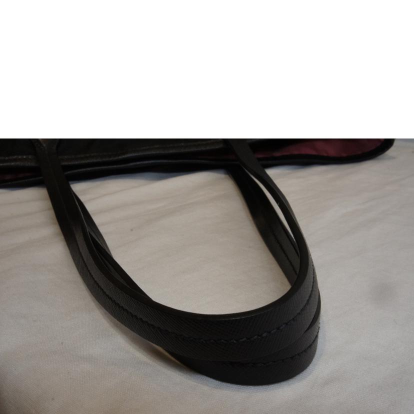 PRADA プラダ/ナイロンスイングトートブラック//180/Aランク/92