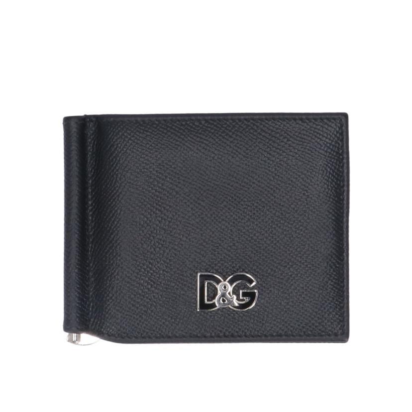 D&G ドルチェアンドガッパーナ/レザーマネークリップ付きカードケース//ABランク/78