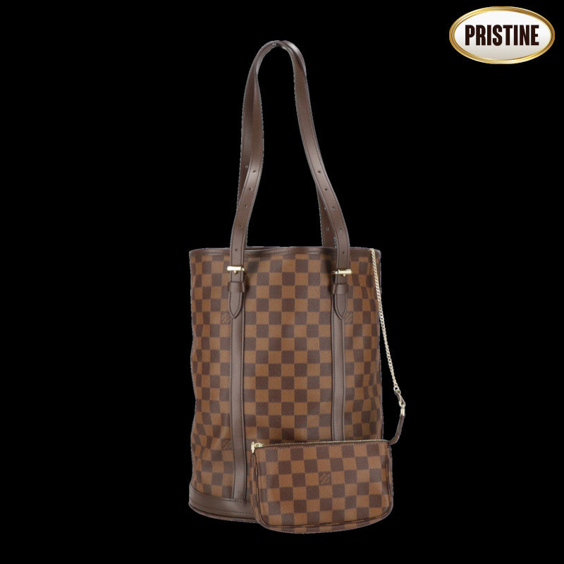 LV ルイヴィトン/☆バケットGM/ダミエ・エベヌ/スペシャルオーダー/N42236//FL0***/SAランク/75