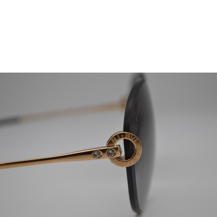 BVLGARI ブルガリ/ブルガリブルガリラインストーンサングラス/6091-B//2014/8G 61□17/Bランク/89