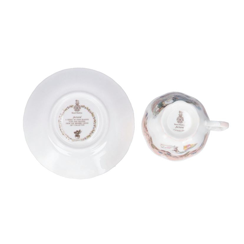 ROYAL DOULTON ロイヤルドルトン/カップ&ソーサー四季セット/BRAMBLY HEDGE//Aランク/09
