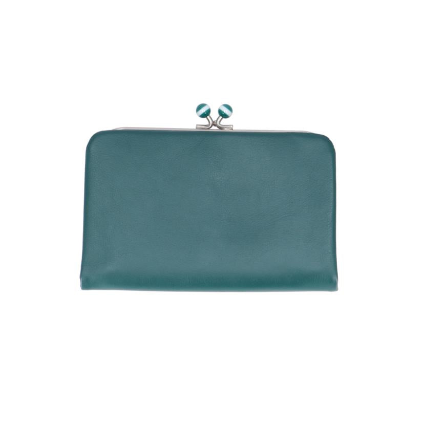 agnes b. アニエスベー/レザー二つ折りがま口財布/PAW07-03//-/Aランク/76