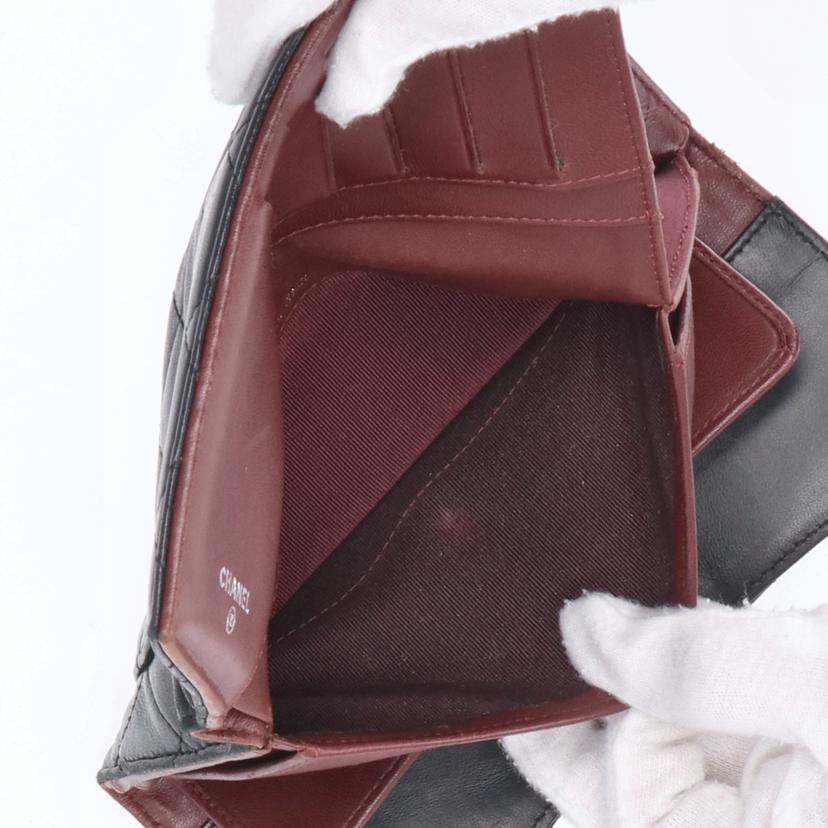 CHANEL シャネル/マトラッセラムスキン長財布/Gカード/A31506//112*****/Bランク/75