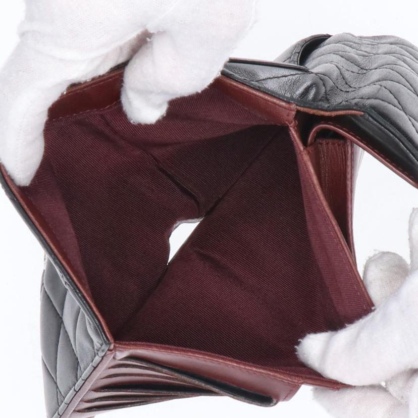 CHANEL シャネル/マトラッセラムスキン長財布/Gカード/A31506//112*****/Bランク/75