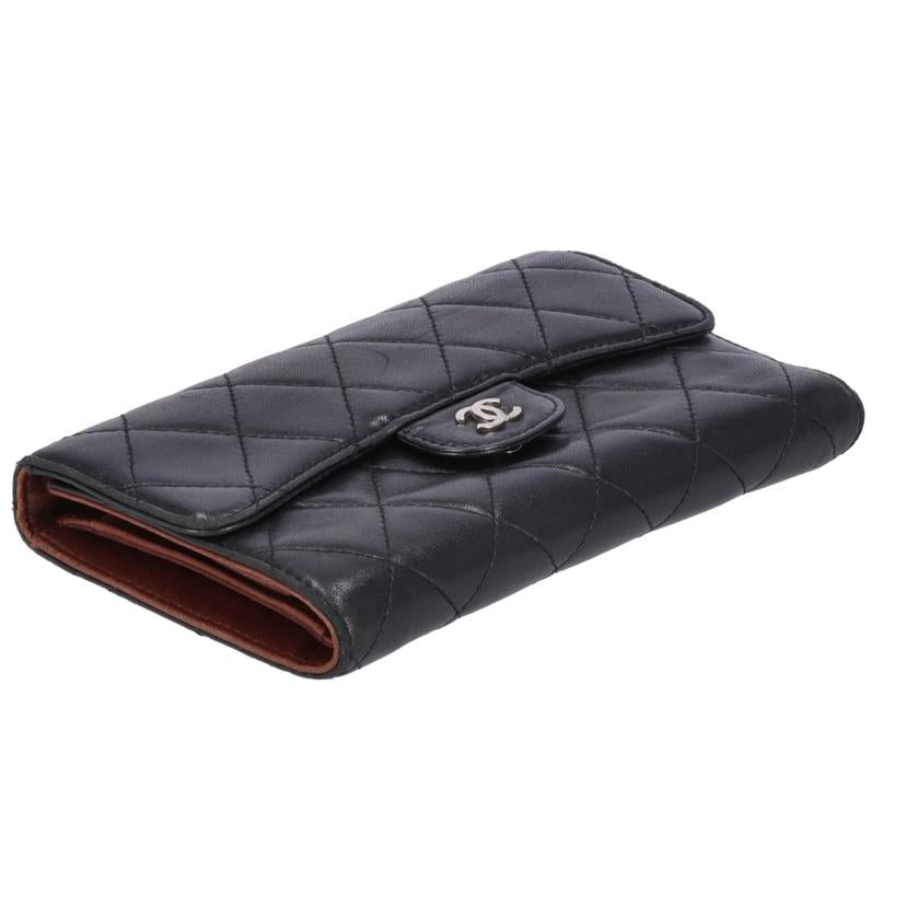 CHANEL シャネル/マトラッセラムスキン長財布/Gカード/A31506//112*****/Bランク/75