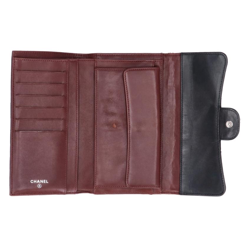 CHANEL シャネル/マトラッセラムスキン長財布/Gカード/A31506//112*****/Bランク/75