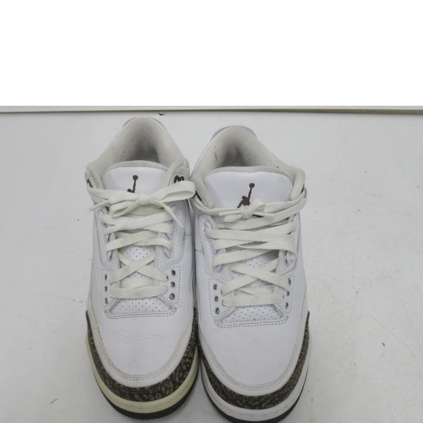 NIKE/Air Jodan 3 Retro Mocha /ハイカットスニーカー/136064-122//Bランク/63