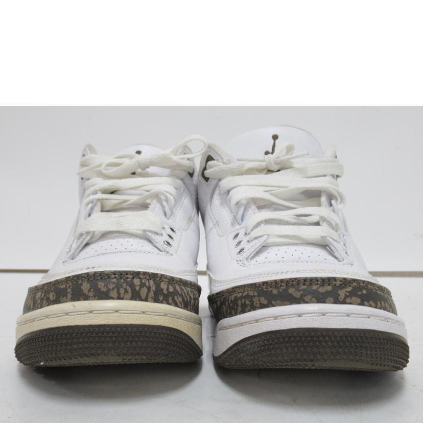 NIKE/Air Jodan 3 Retro Mocha /ハイカットスニーカー/136064-122//Bランク/63