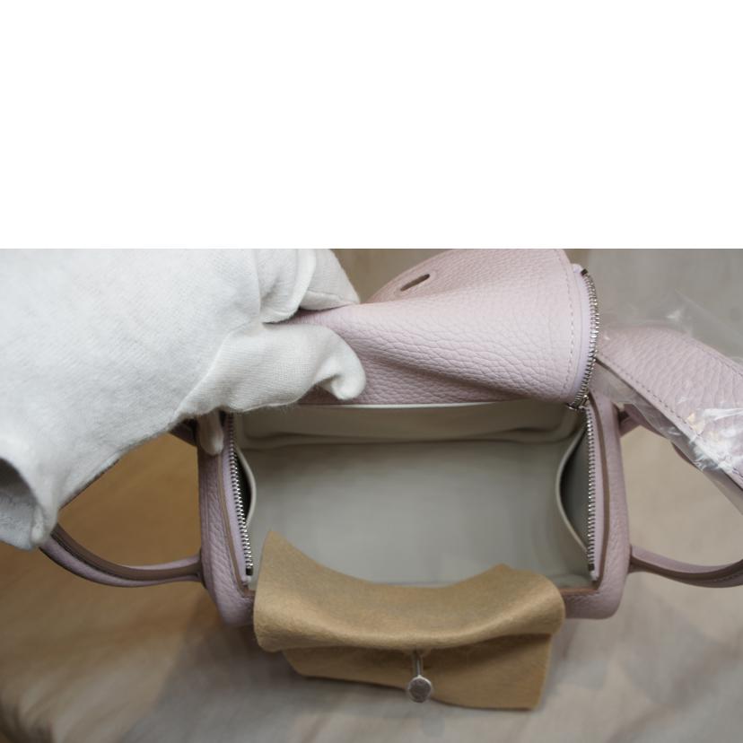 HERMES エルメス/リンディミニ20/ヴェルソ/トリヨン×スイフト/モーヴペール×ニューホワイト//W/SAランク/92