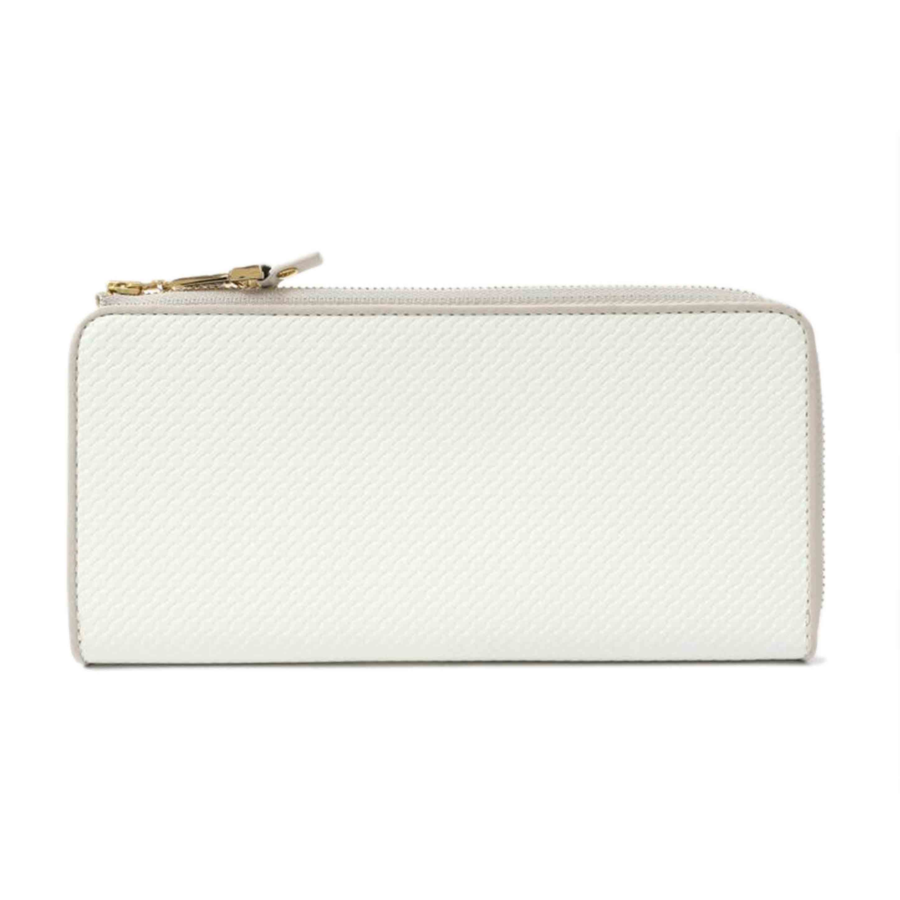 TOPKAPI トプカピ/L字ファスナー長財布 ホワイト×ライトベージュ//Aランク/65