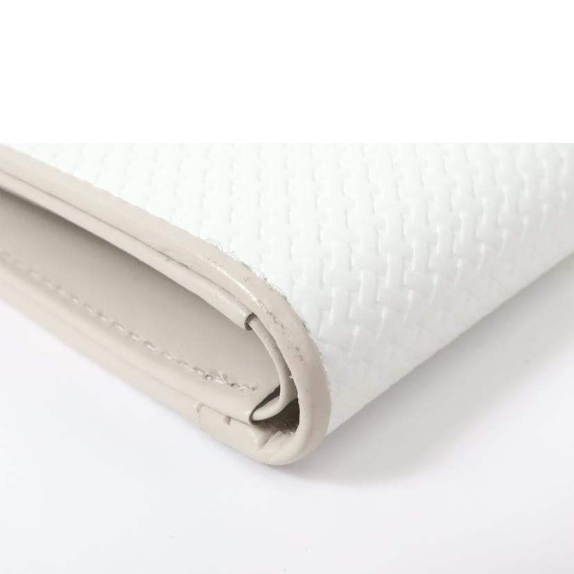 TOPKAPI トプカピ/L字ファスナー長財布 ホワイト×ライトベージュ//Aランク/65