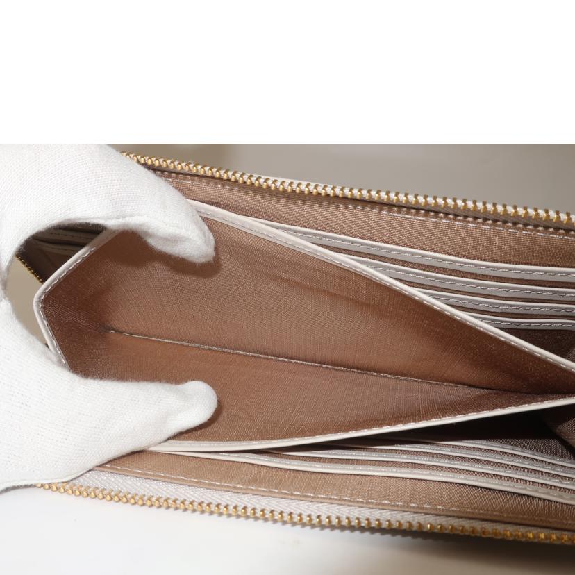 TOPKAPI トプカピ/L字ファスナー長財布 ホワイト×ライトベージュ//Aランク/65