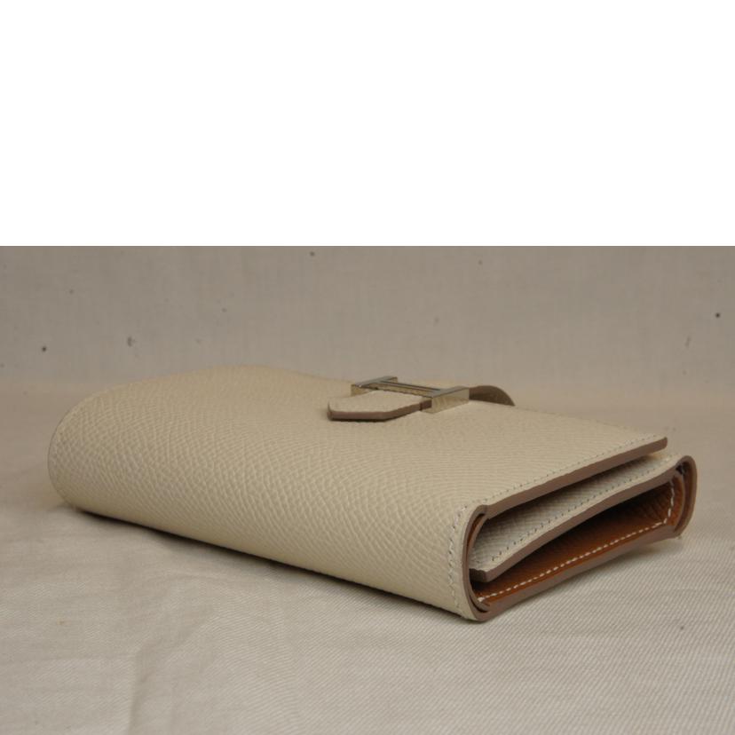 HERMES エルメス/ベアン/コンビネヴェルソ/エプソン/クレ×ゴールド//B/Aランク/92