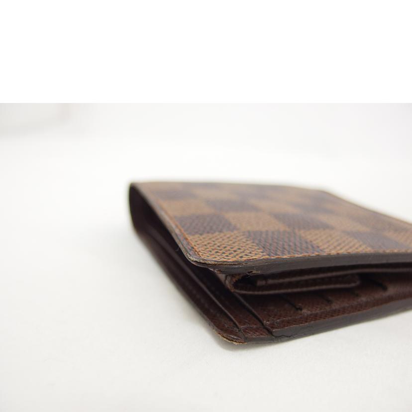 LOUIS VUITTON/ポルトフォイユ・マルコ/ダミエ・エベヌ/N61665//CA2***/ABランク/04