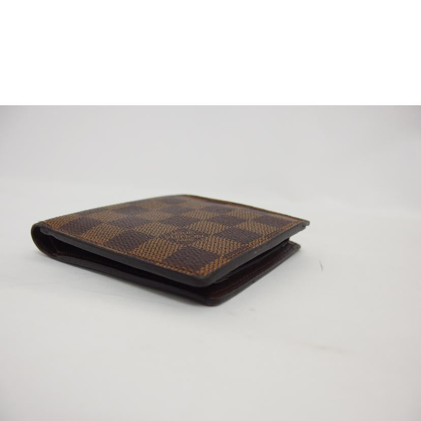 LOUIS VUITTON/ポルトフォイユ・マルコ/ダミエ・エベヌ/N61665//CA2***/ABランク/04