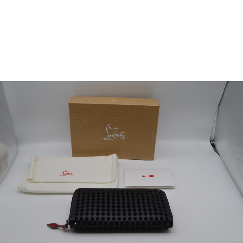 C.Louboutin ルブタン/パネトーネスパイクスタッズラウンドファスナー長財布/3135058//SAランク/89