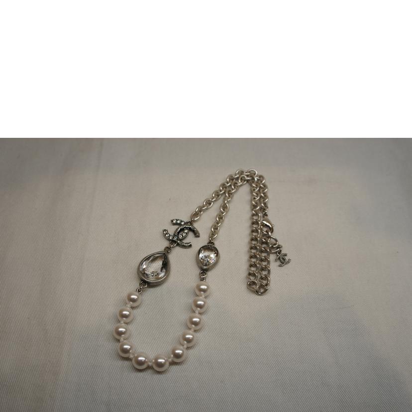 CHANEL シャネル/ココマークフェイクパールネックレス//I24A/SAランク/92