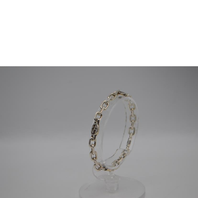 GUCCI グッチ/インターロッキングSV925ブレスレット18cm/620798//ABランク/89