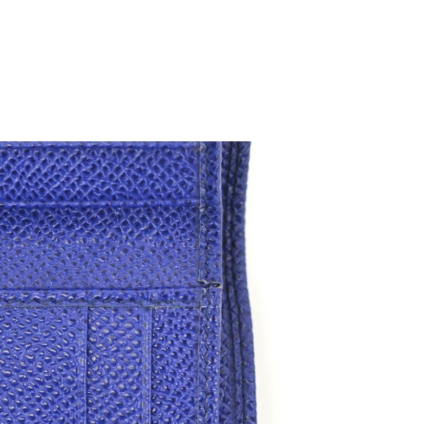 DOLCE&GABBANA ドルチェ&ガッバーナ/D&G/コンチネンタルウォレットスモール/ブルー//Aランク/75